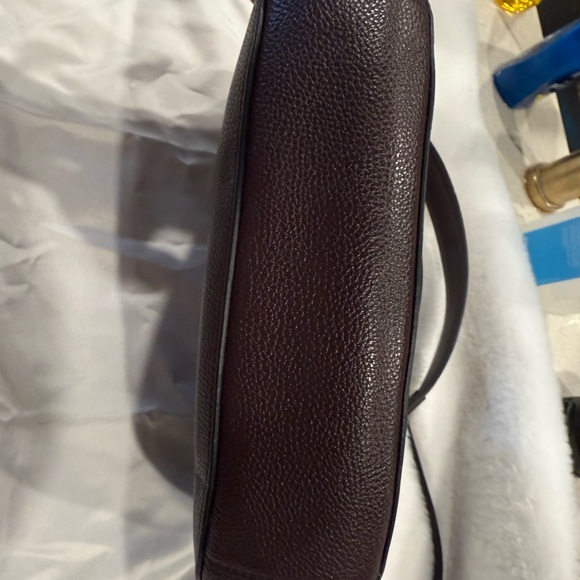 Coach Dark Brown Leather Shoulder Bag - Picture 15 of 16
